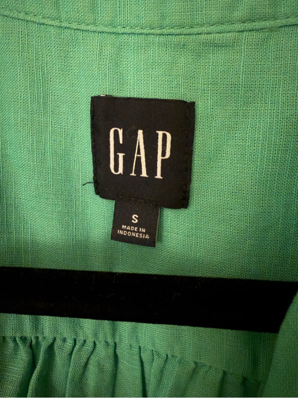 GAP Green Linen Blend dress- Small